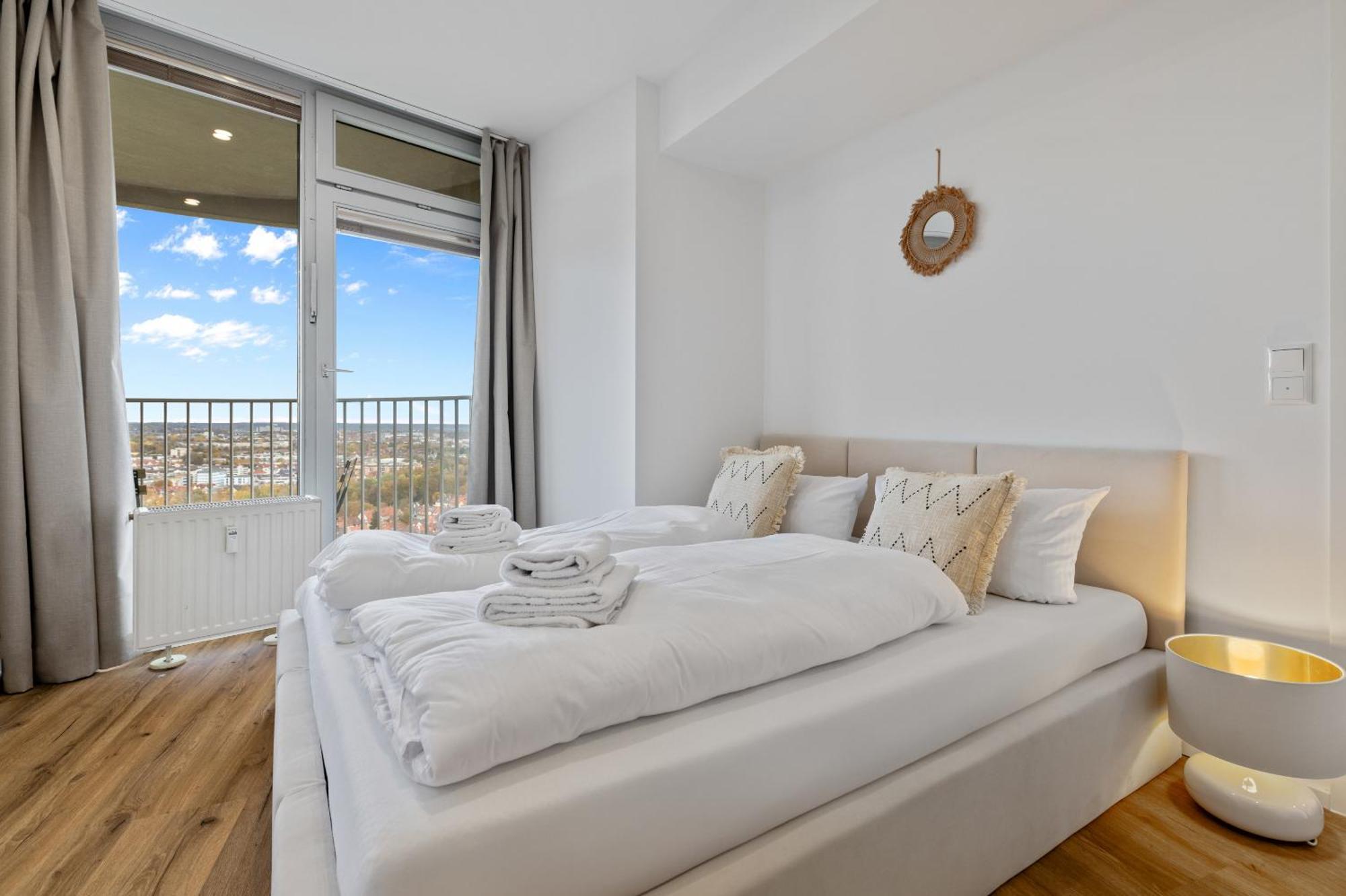 Ma Suite -New-23Floor-Fantasticview-Center اوغسبورغ المظهر الخارجي الصورة